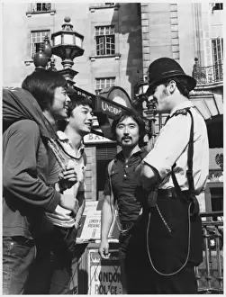 Policeman and Tourists