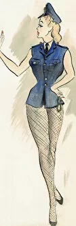 Images Dated 20th March 2018: Policewoman - Murrays Cabaret Club costume design