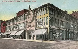 Polis Theatre Block, Springfield, Massachusetts, USA