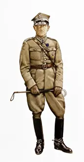Jodphurs Prints: Polish army officer, WW1