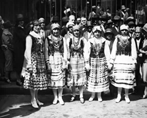 Images Dated 31st August 2011: Polish Costumes