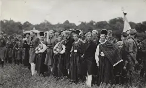 Teens Prints: Polish Scouts in traditional dress