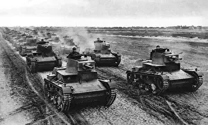 Poland Prints: Polish tanks at the start of World War Two