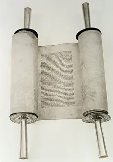 Scroll Prints: Polish Torah Scroll