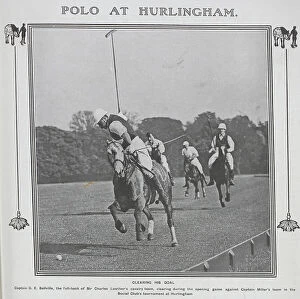 Grosvenor Collection: Polo players