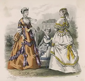 Pelerine Prints: Polonaise Dresses 1868