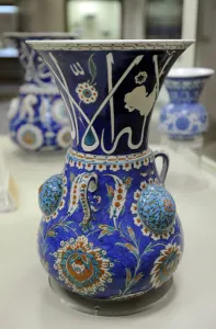 1570 Prints: Polychrome mosque lamp. From Sokollu Mehmed Pasha Mosquee, 1