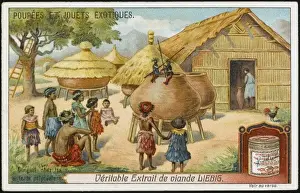 Polynesian Prints: Polynesian Dolls C1900