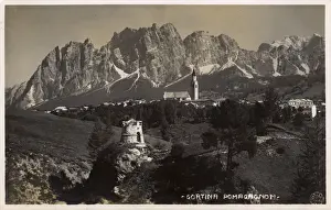 Southernmost Prints: Pomagagnon - a mountain of the Dolomites in Belluno, Italy