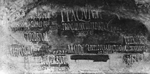 Graffiti Prints: Pompeii Election Poster