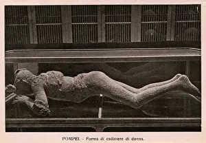 Mould Prints: Pompeii - Italy - Body of a Woman