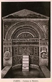 Pompeii - Italy - Fontana in Mosaico