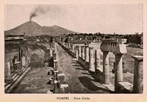 Foro Prints: Pompeii - Italy - Foro Civile