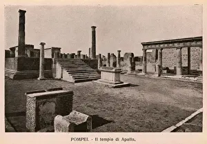 Tempio Prints: Pompeii - Italy - Il Tempio di Apollo