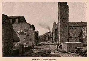 Paved Prints: Pompeii - Italy - Strada Stabiana