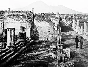 Pompeii and Vesuvius, Italy, Victorian period