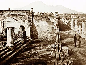 Pompeii and Vesuvius, Italy, Victorian period