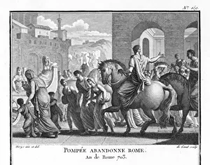 Crossed Prints: Pompeius Flees Rome