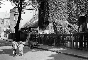 Highgate Prints: Pond Square, Highgate, London, early 1900s