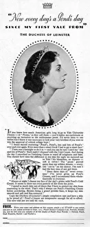 Ponds Collection: Ponds Cold Cream advertisement - Duchess of Leinster