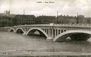 Alpes Gallery: Pont Wilson, Lyon, Rh�Alpes