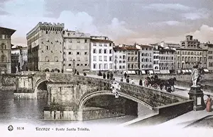 Ponte Prints: Ponte Santa Trinita - Florence, Italy