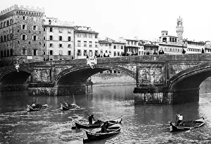Ponte Prints: Ponte Santa Trinita, Florence, Italy