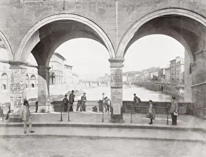Ponte Vecchio over the River Arno, Florence, Firenze