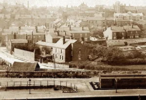 Pontefract Prints: Pontefract from Baghill early 1900s