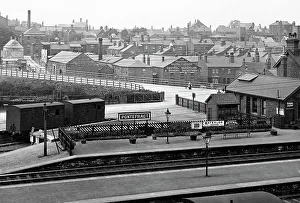 Pontefract Prints: Pontefract Railway Station early 1900s
