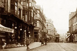 Pontypridd Prints: Pontypridd Market Square probably 1920s