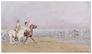 Deauville Prints: Pony Ride on Beachr