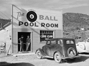 Pool hall. Shasta County, California