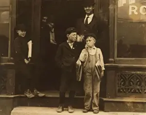 Smallest Prints: A Pool Room Branch (Chouteau & Manchester). These boys were