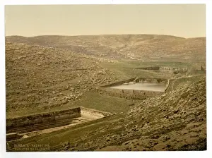 The pools of Solomon, Bethlehem, Holy Land, (i. e. Nein, Isr