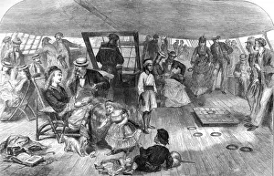 Sheltering Prints: The Poop Deck of a P. &O. Liner, Red Sea, 1872