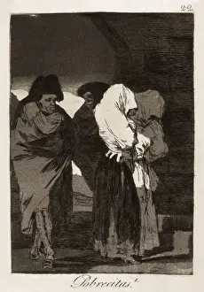 Burnished Prints: Poor little girls!. Plate 22 of Los Caprichos