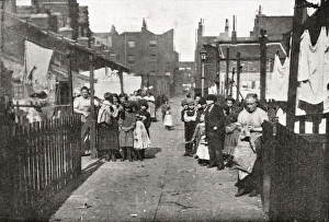 Poor street in Londons East End
