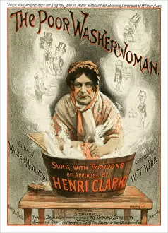 Webb Collection: The Poor Washerwoman - Henri Clark - Music Sheet
