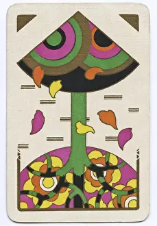 Pop art playing card
