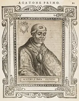 Pope Prints: Pope Agatho