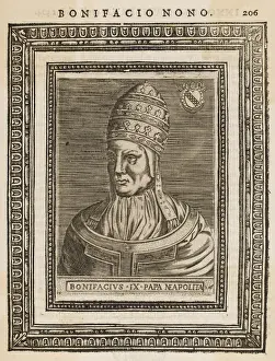 1404 Prints: POPE BONIFACIUS IX (Pietro Tomacelli) Date: reigned 1389 - 1404