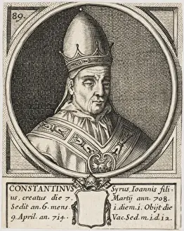 Constantinus Prints: Pope Constantinus 708 - 715