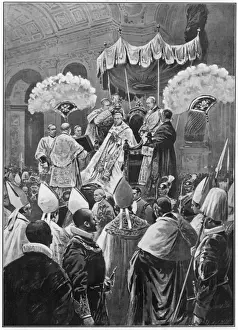 Pope crowned (Pius X)