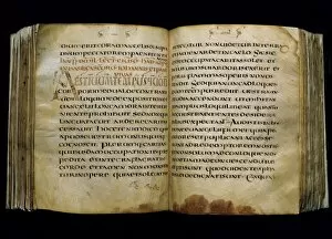 Scripture Collection: Pope Gregory I (540-604). Manuscript on parchment. Text Greg
