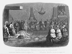 Pope Gregory receiving an embassy from Japan