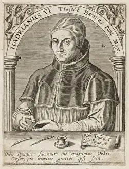 1522 Prints: Pope Hadrianus VI
