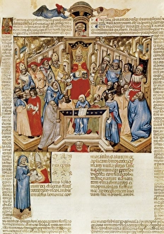 Compilation Collection: Pope John XXII, together with clergymen and doctors