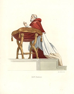 Pope Julius II (1503-1513), in scarlet mozzetta Pope Julius II (1503-1513), in scarlet mozzetta