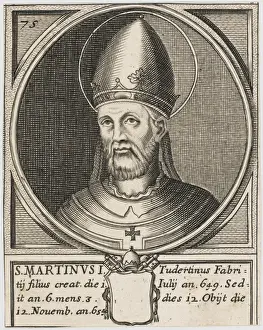 Treated Prints: Pope Martinus I